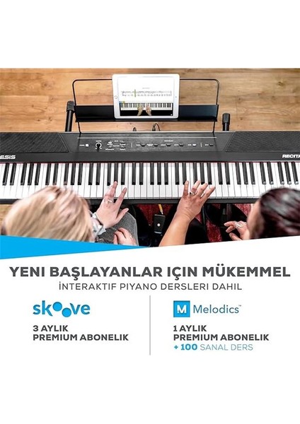 Recital Dijital Piano Klavye 88 Tuşlu Yeni Başlayanlar Için Yarı Ağırlıklı Tuşlu, Dahili fiyatları