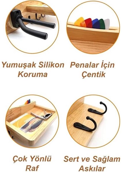 Midex Gp-30 Gitar Standı Sehpası Duvar Askısı Ahşap Şık Kaliteli fiyatları