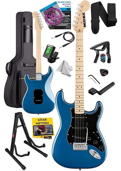 RPH-30BL-ST Maple Klavye Strat Kasa Sss Elektro Gitar Seti fiyatları