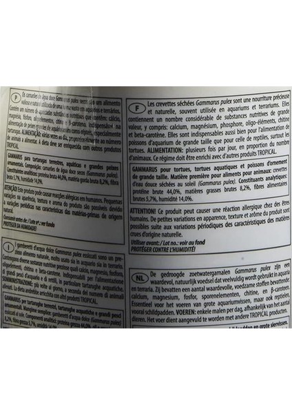 Gammarus Kaplumbağa Yemi 250 ml fırsatları