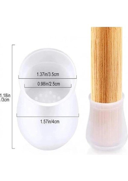 Masa Sandalye Ayak Koruyucu, Sandalye Çorabı, Sandalye Sürtünme Ses Önleyici Silikon, 12 fırsatları