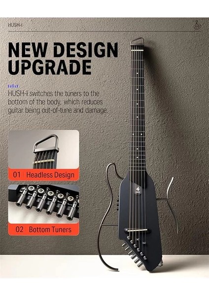 Hush-I Silent Gitar (Siyah) fiyatları