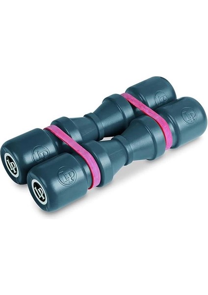 Latin Percussion 441M Shaker Duoshake 6,5 Inç (16,5 Cm), 2'li Set, Plastik Gri, Orta Ses