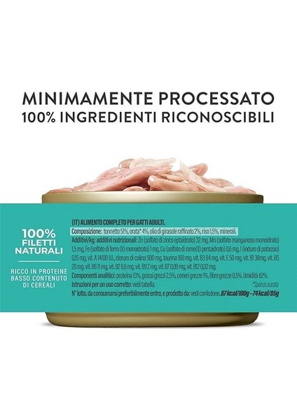 Jelly Ton Balığı ve Çipura Jöle Içinde Yetişkin Kedi Konservesi 85G fırsatları