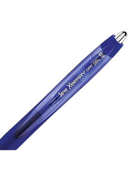 Xberry Jel Kalem 07MM Yuvarlak Uc K.mavı 03 3lu Set