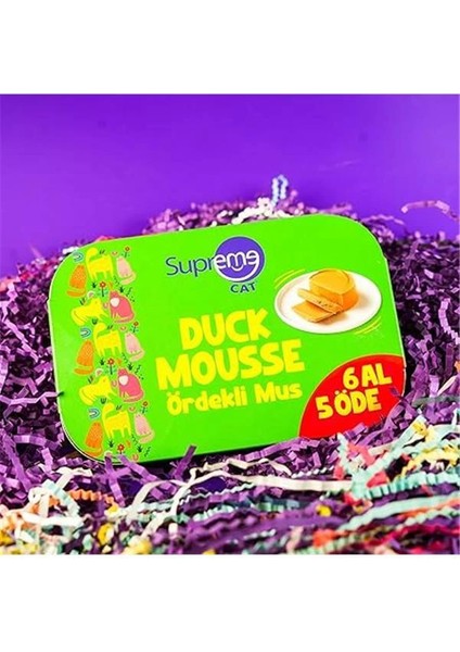 Cat Ördekli Püre 85GR 6 Al 5 Öde Islak Mama