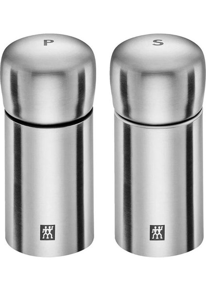 Zwilling Tuz-Karabiber Değirmen Seti, Paslanmaz Çelik, Gümüş Rengi, 100 ml