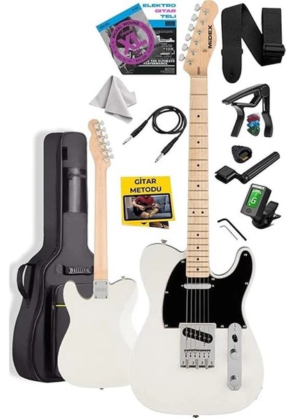 TLX-50CR Tele Kasa Maple Klavye 2 Single-Coil Manyetik Elektro Gitar fiyatları