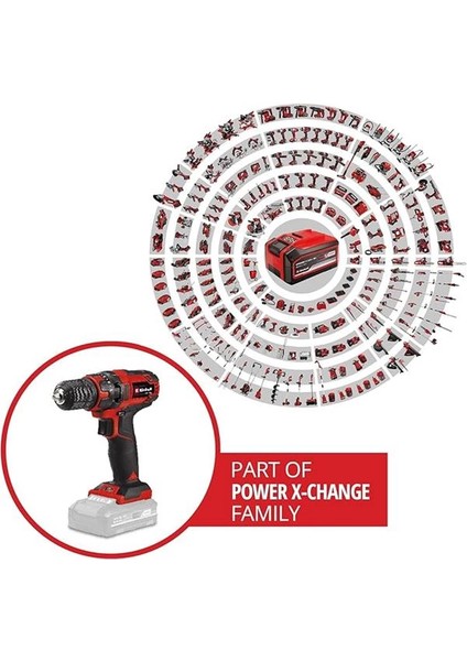 Akülü Vidalama Tc-Cd 18/35 Li-Solo Power X-Change (Li-Ion, 18 V, 550 Dak.-1, 35 Nm, 10 mm fiyatları