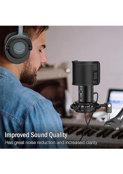 Fifine T683 USB Condenser Mikrofon Kayıt Seti