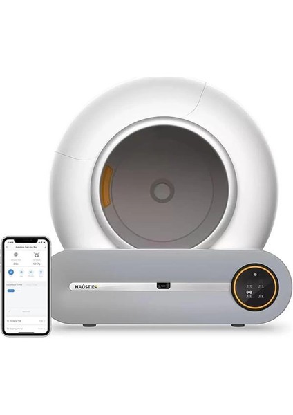 BF01 Akıllı Otomatik Kedi Tuvaleti, Uzaktan Kontrol, 65LT Hazne, 9lt Çöp Haznesi-Uv Kötü fiyatları