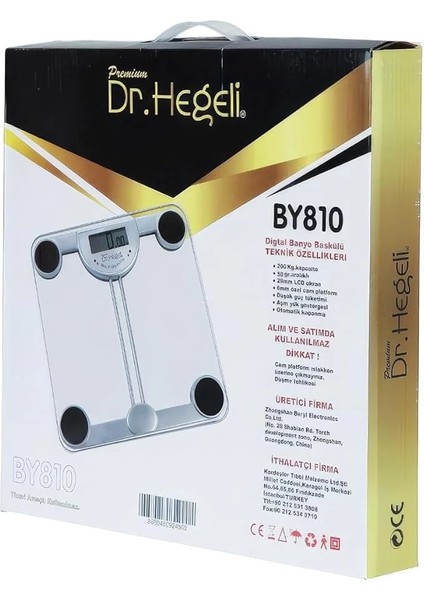 . Hegeli Dijital Banyo Baskülü LCD Ekranlı 200KG Kapasiteli modelleri