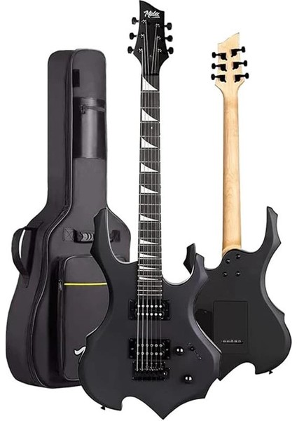 Force Masif Ağaç Üst Seviye Elektro Gitar H-H Profesyonel Full Set Aksesuarlı modelleri