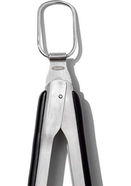 Good Grips Paslanmaz Çelik Uzun Barbekü Maşası, Dahili Şişe Açacaklı 47,5 cm - Sosis, Sebze ve