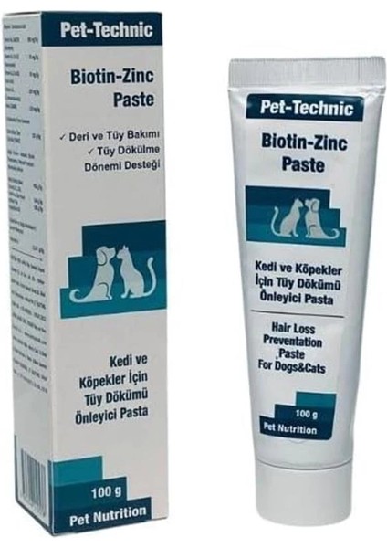 Pet-Technic Biotin Zinc Paste – Kedi ve Köpekler Için Deri ve Tüy Bakımını Destekleyen Biotin & modelleri
