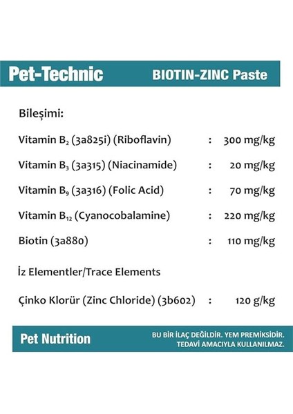 Pet-Technic Biotin Zinc Paste – Kedi ve Köpekler Için Deri ve Tüy Bakımını Destekleyen Biotin & indirimleri