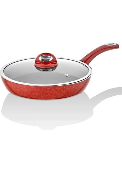 Titan Granit Cam Kapaklı Tava 32 cm - TT-1127 modelleri