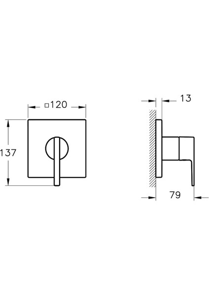 Suit A42837 Banyo Bataryası Sıva Üstü Grubu, Krom fiyatları