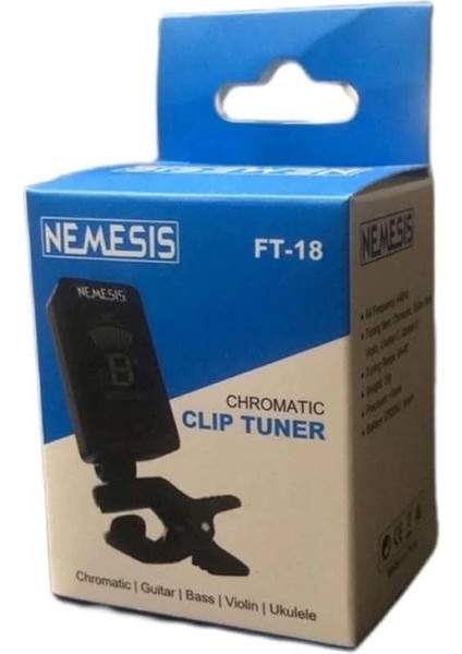 Nemesis Ft-18 Akort Cihazı Tuner Akort Aleti Klipsli Ft-18 fırsatları