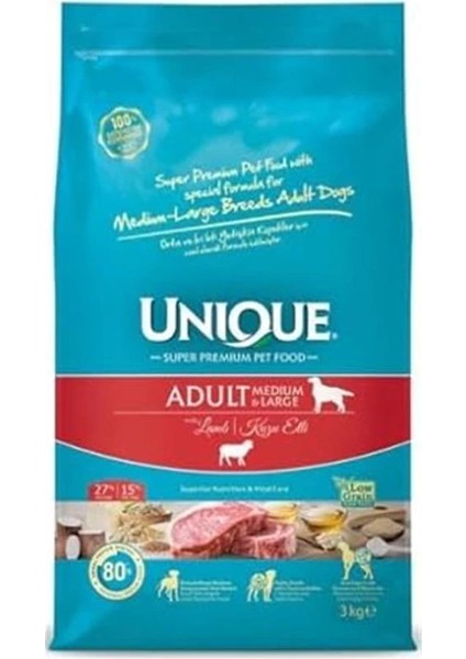 Adult Medium&large With Lamb 3 kg