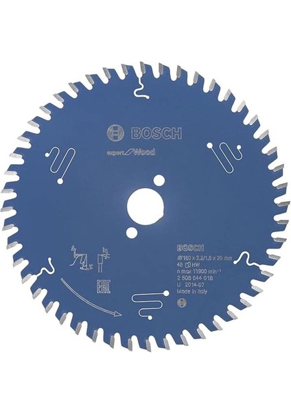 2608644016 Dairesel Testere Bıçağı Expert For Wood, Mavi, 2608644018, 0 Watts, 0 Volts