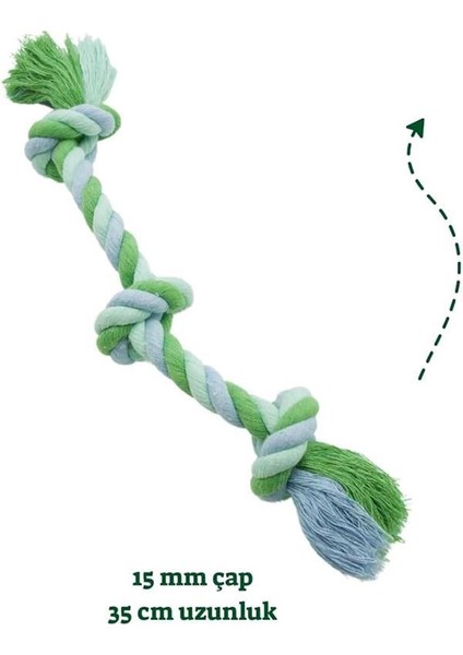 Doğal Pamuk Düğümlü Halat - Köpek Oyuncağı modelleri