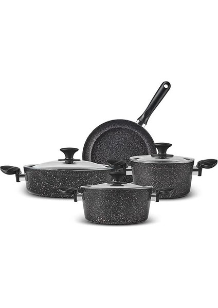 Biogranit Azelya 7 Parça Tencere Seti