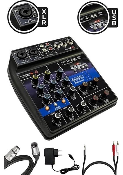 MX-2020 Solo Mix Condenser Mikrofon ve Kayıt Mixer Seti fiyatları