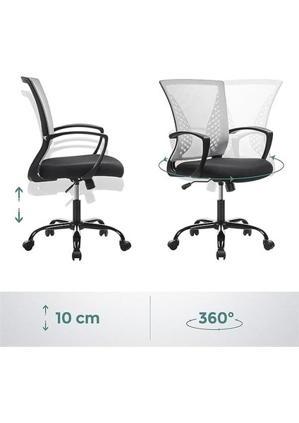 Ofis Sandalyesi, File Kaplamalı Çalışma Masası Sandalyesi, Yüksekliği Ayarlanabilen