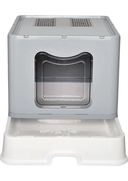 Xxl Çift Filtreli Çekmeceli Katlanabilir Kedi Tuvaleti fırsatları