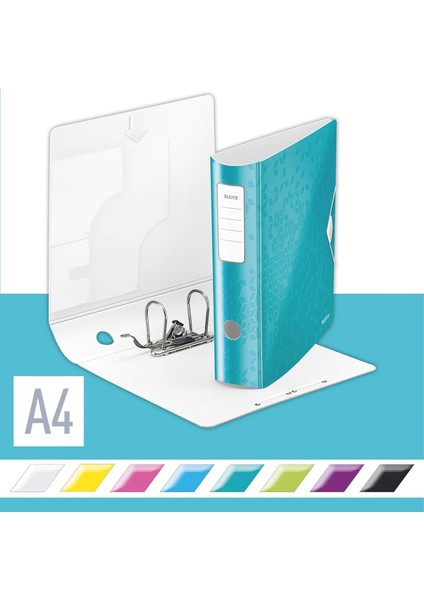 11060051 180° Active Wow A4 Geniş Klasör, Metalik Buz Mavisi fiyatları
