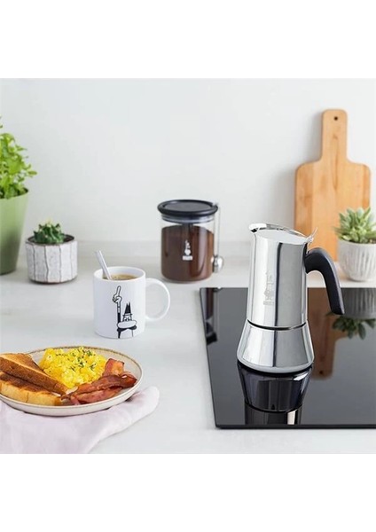 - Venus: 4 Cups Ocak Üstü Espresso Pişirici - 170ML - Gümüş Renk - Paslanmaz Çelik Gövde - fırsatları