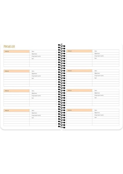 A5 Spiralli Akademik Ajanda - Gözüm Yükseklerde fiyatları