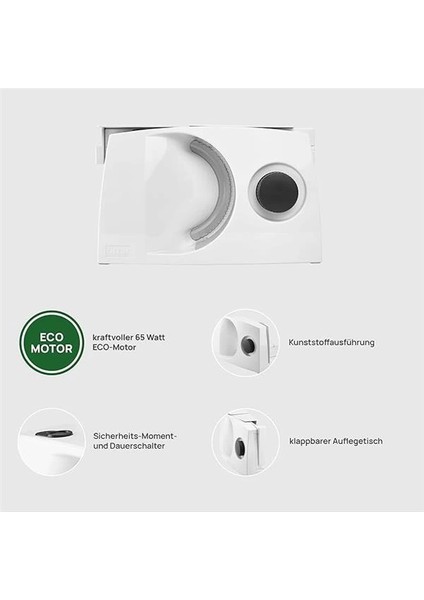 Markant 01 Elektrikli Ev ve Ofis Tipi Gıda Dilimleyici, Eko Motor modelleri