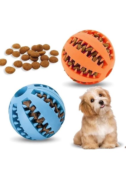 Mama Hazneli Köpek Eğitim Oyun Topu, Mama Yedirici Köpek Oyuncak Top