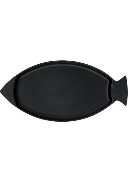 Döküm Balık Tavası, Balık Formlu, Kulplu, 20X32CM