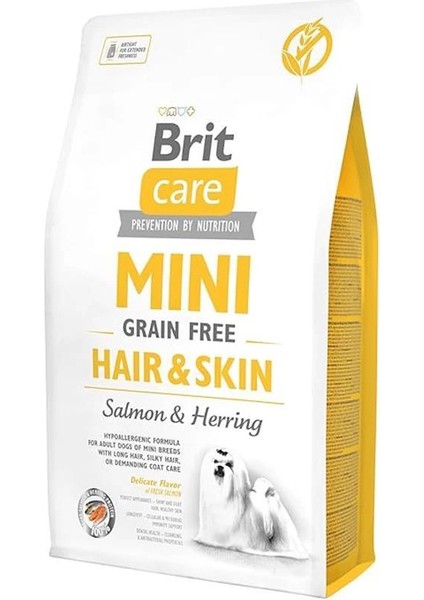 Care Hair & Skin, Deri ve Tüy Hassasiyeti Olan Minik Irk - Yetişkin Köpekler Için Tahılsız