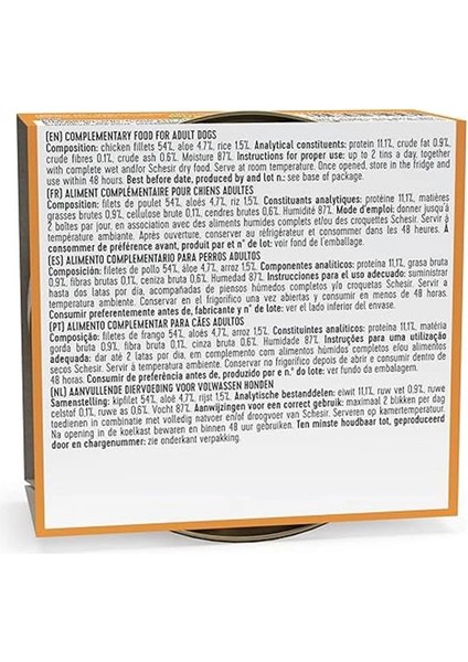 Jelly Tavuklu Aloevera Köpek Konservesi 150 gr