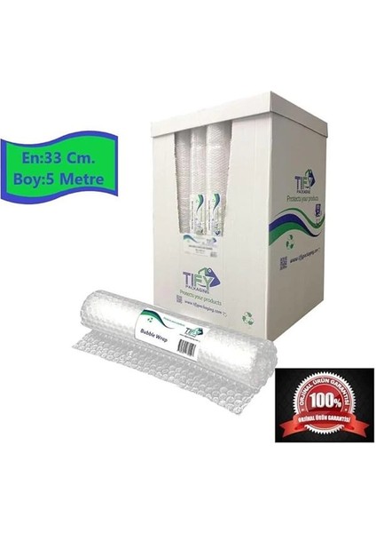 Balonlu Naylon Sargı 2 Adet 33 cm En 5 Metre Boyunda Havalı Eşya Koruma Ambalaj Pat Pat 2' Li fiyatları