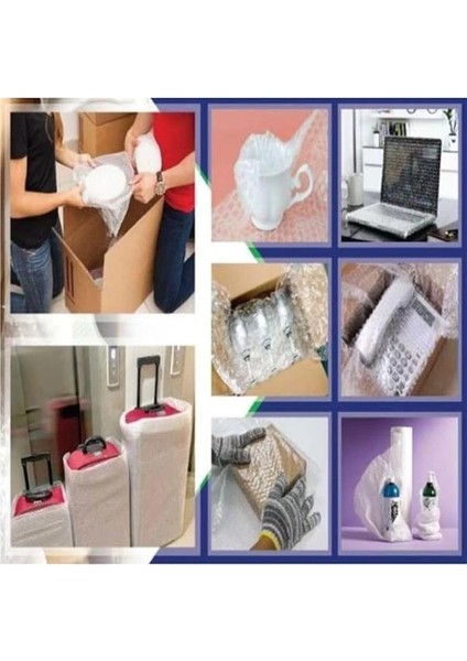 Balonlu Naylon Sargı 2 Adet 33 cm En 5 Metre Boyunda Havalı Eşya Koruma Ambalaj Pat Pat 2' Li indirimleri