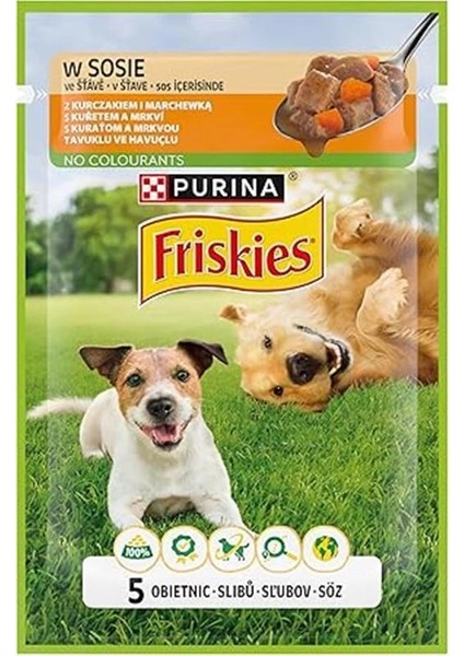 Yetişkin Köpekler Için Tavuklu Sebzeli Yaş Mama 85 Gram, 26 Adet modelleri