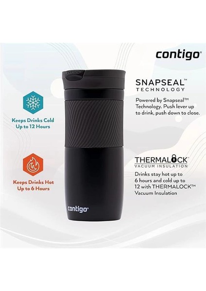 Contıgo Byron Snapseal Termos Bardak 470ML Sıyah fiyatları