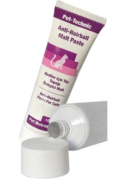 Pet-Technic Anti Hairball Malt Paste – Kediler Için Malt Bazlı Tüy Yumağı Önleyici Takviye Macunu – fiyatları