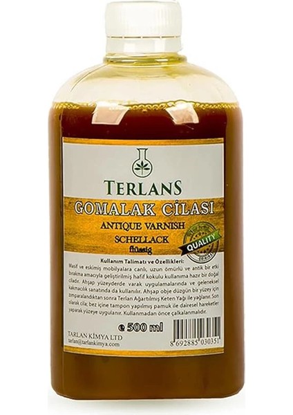 Doğal Ahşap Cilası Gomalak 500 ml + Sürme Topu Hediye