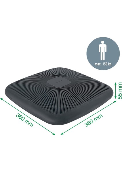 Ergo Active Wobble Denge Oturma Yastığı, Gri, 65390089, Ergonomik Sandalye Minderi modelleri