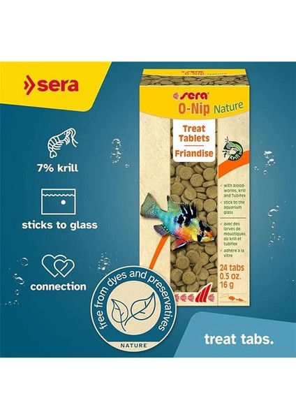 O-Nip Tablet Balık Yemi 24 Tablet fiyatları