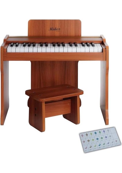 CP-360OR Ahşap Çocuk Piyanosu Pilli 37 Tuşlu Gerçek Piyano Tuşları fiyatları