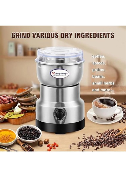 Mini Baharat Kahve Öğütücü Elektrikli 10S Hızlı Öğütücü Çok Işlevli Parçalama Makinesi modelleri