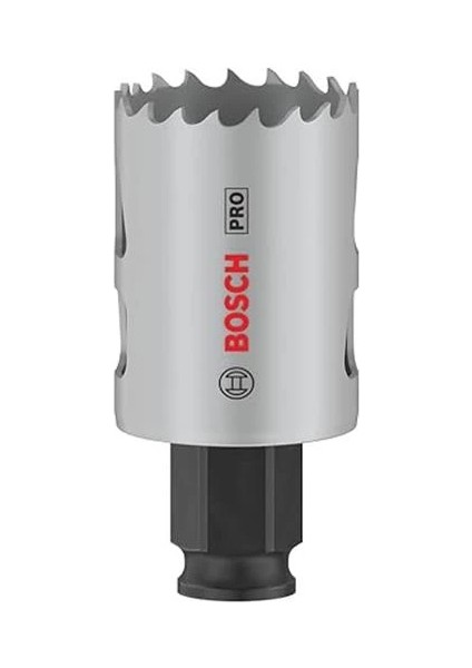 1 x Pro Multi Material Power Change Plus Delik Testeresi (Yumuşak Ahşap, Alçıpan Duvar Için, Ø