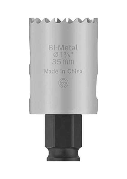 1 x Pro Multi Material Power Change Plus Delik Testeresi (Yumuşak Ahşap, Alçıpan Duvar Için, Ø indirimleri